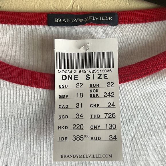 BRANDY MELVILLE TOP - Picture 3 of 3